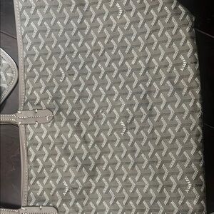 Goyard Gray Patterned Tote
